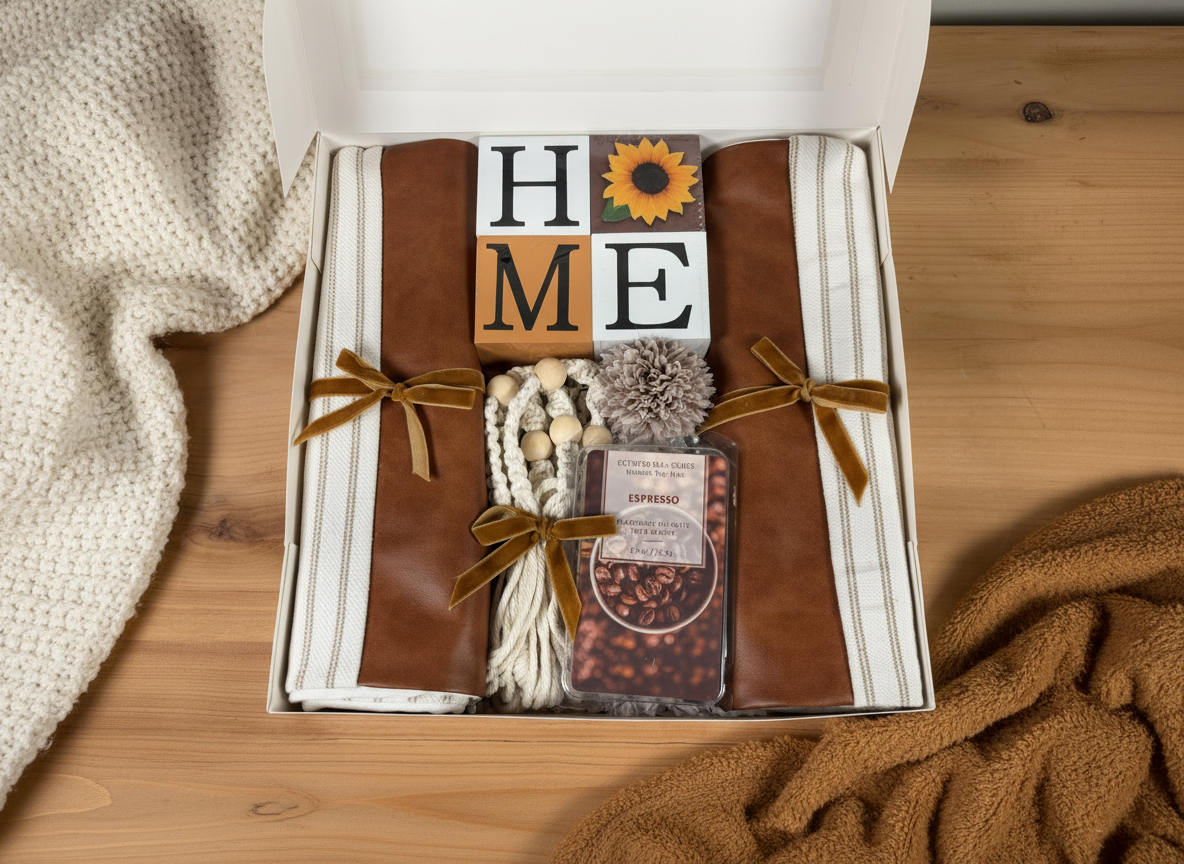 My Cozy Place Gift Box showing contents