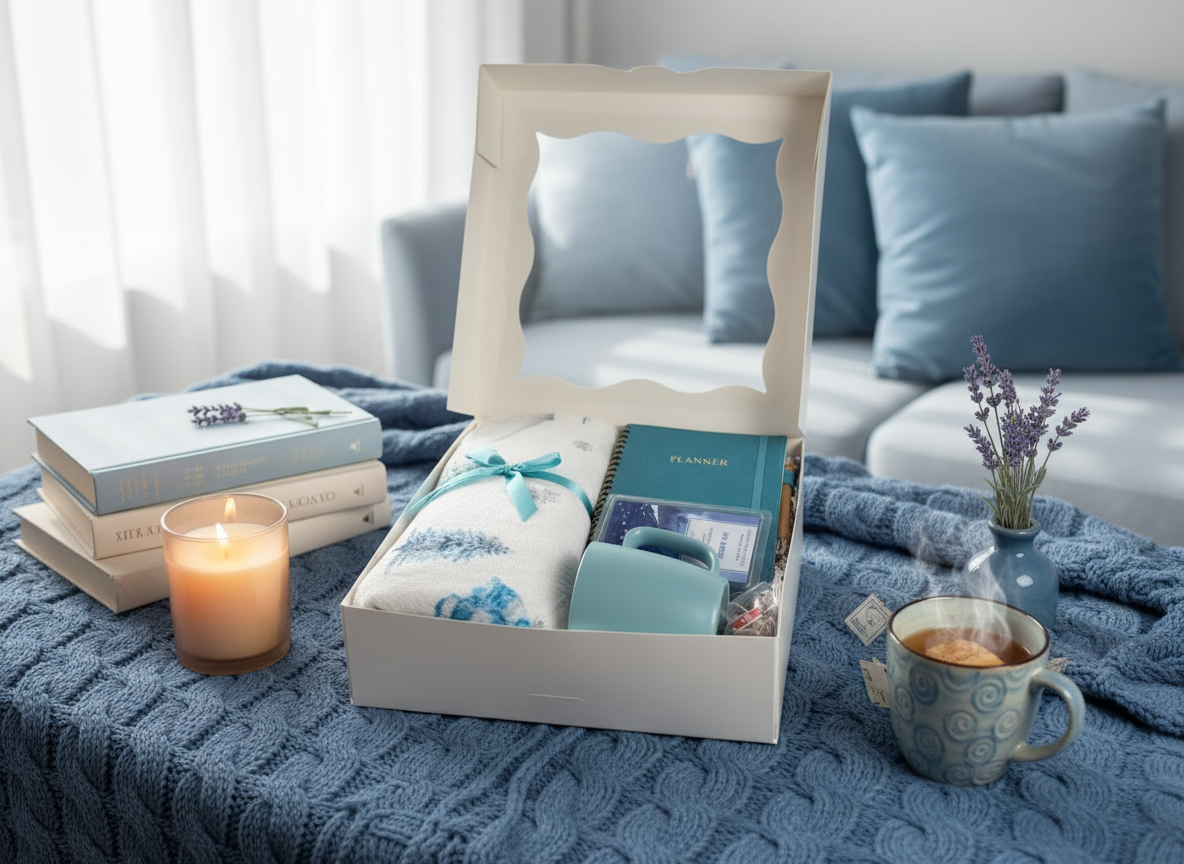 Cozy Home Set - Blue in aesthetic setting