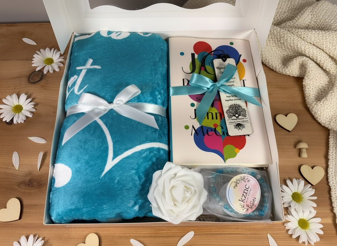 Dear Aunt Gift Box showing contents