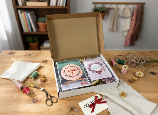 Embroidery Craft Kit - Love in aesthetic setting