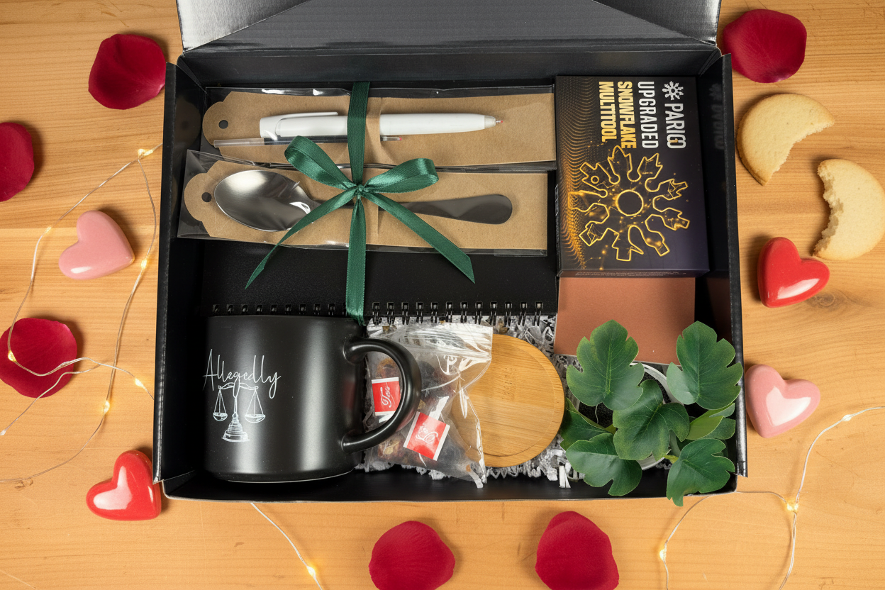 Hug in a Box #7 - Valentine's Special showing contents